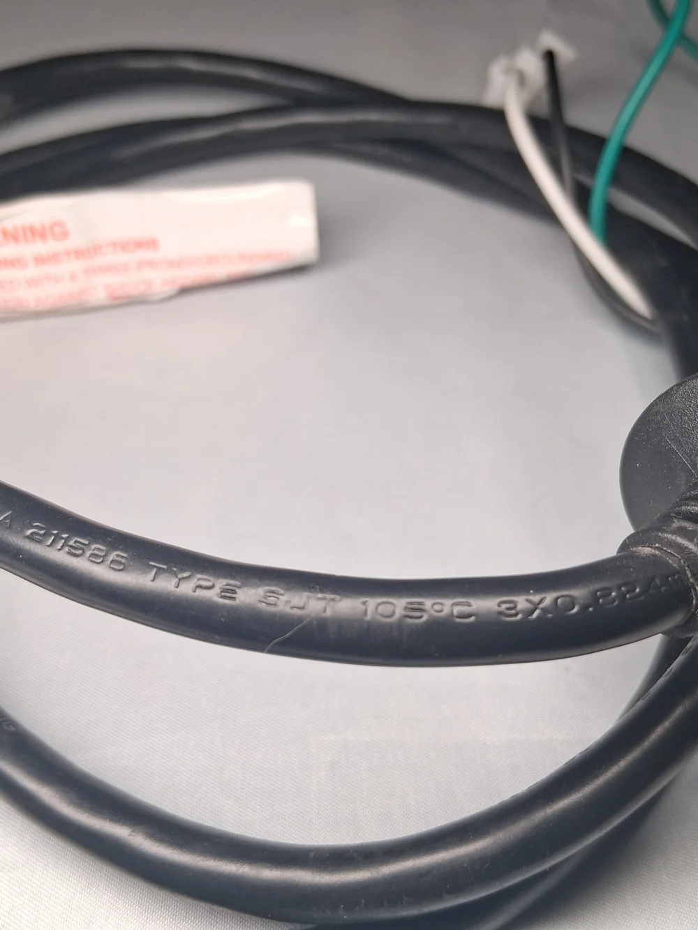 DC96-00757C Samsung Washing Machine Power Cord OEM Genuine WA45M7050AW/A4